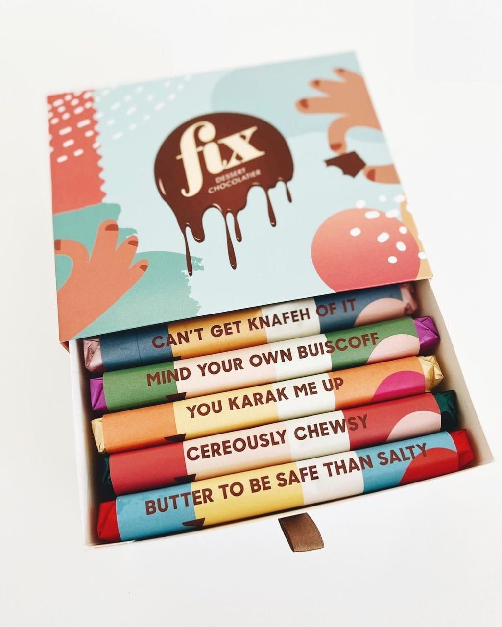 FiX | Hero Box of Six | The Original Authentic Dubai Chocolate | FREE DELIVERY