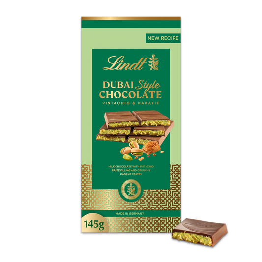 Lindt Dubai-Style Pistachio-Filled Chocolate - UK